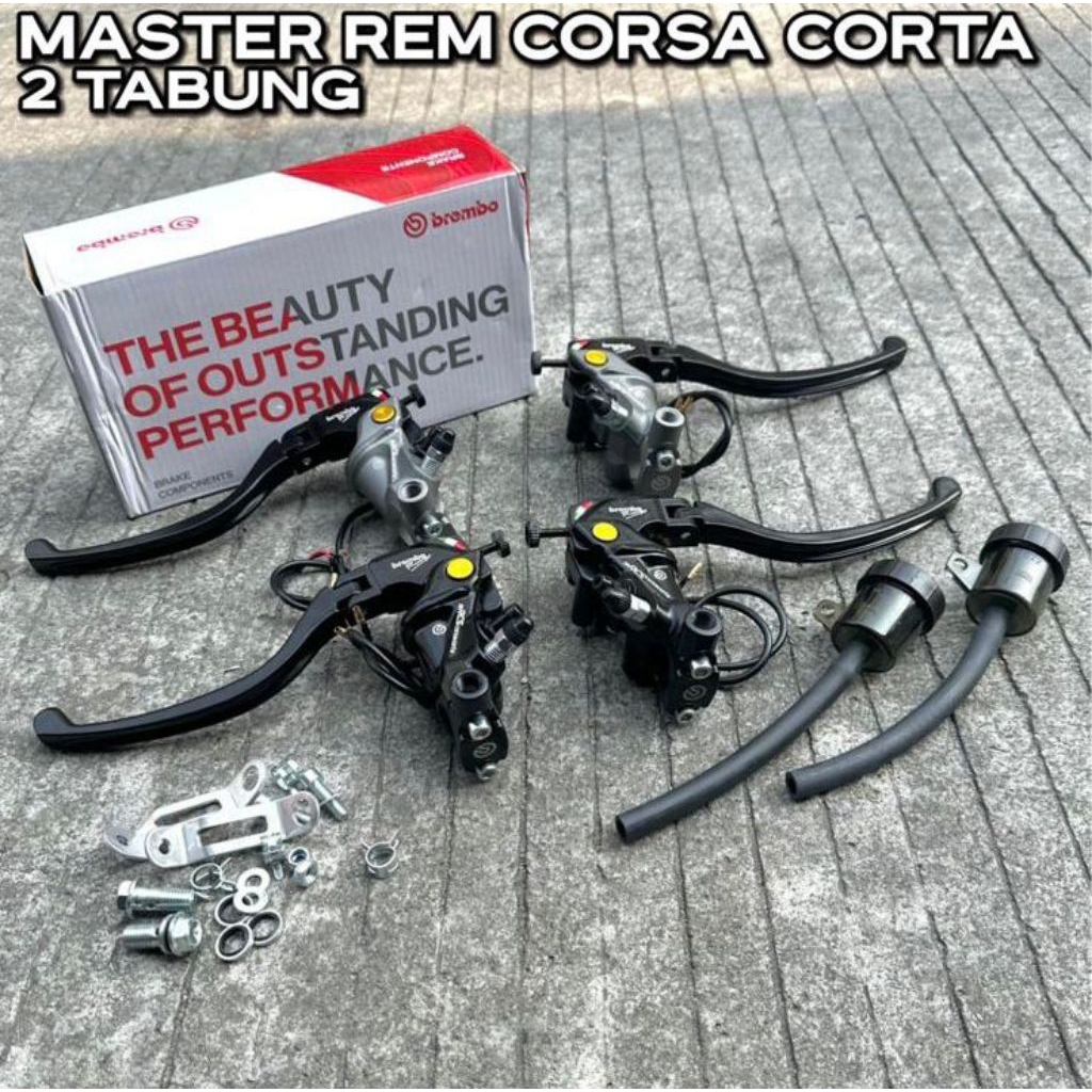Master rem atas brembo set corsa corta 2tabung/Master rem atas brembo nmax 2tabung/Master rem atas b
