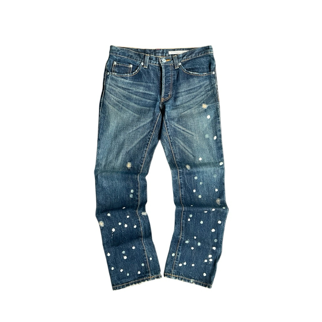 Sunao Kuwahara X Issey Miyake Splattered Denim Pants not Kapital Momotaro