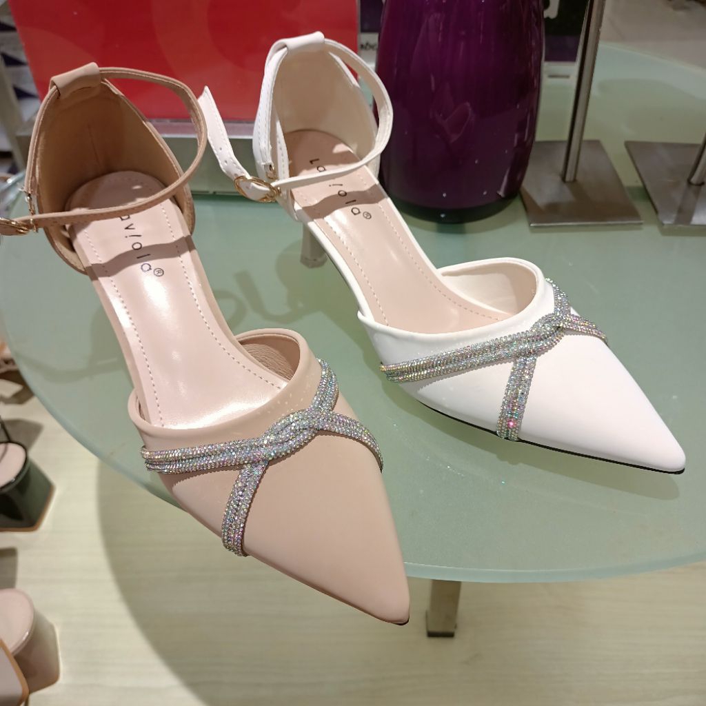 sepatu sandal wanita heels 5cm LAVIOLA original