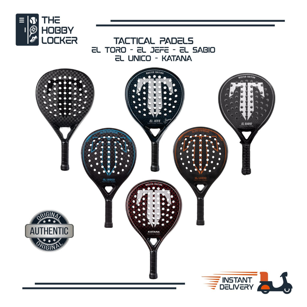 [READY] Raket Padel Tactical Padel Racket El Toro / El Jefe / El Sabio / El Unico / Katana Padel Rac