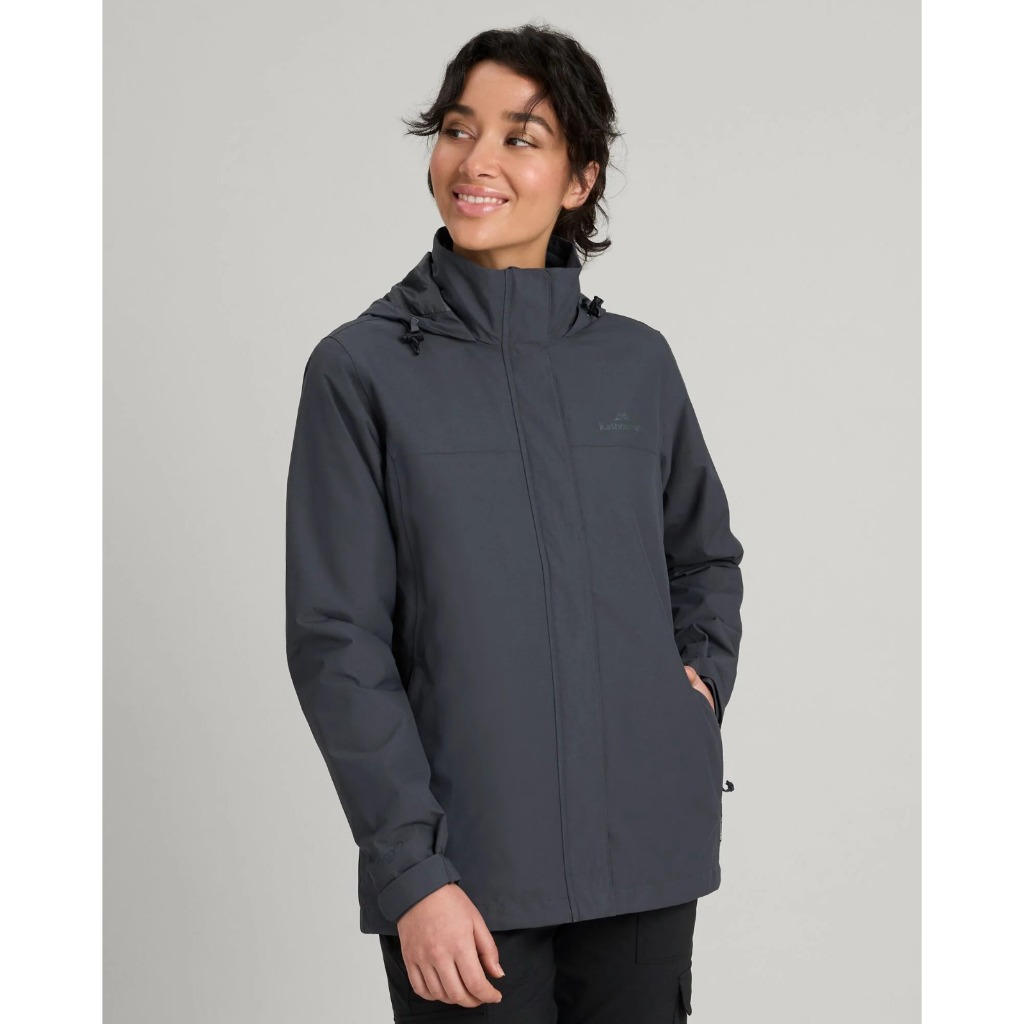 Women's Andulo 2-layer Rain Jacket - Black Night Kathmandu - Kathmandu Jaket Womens
