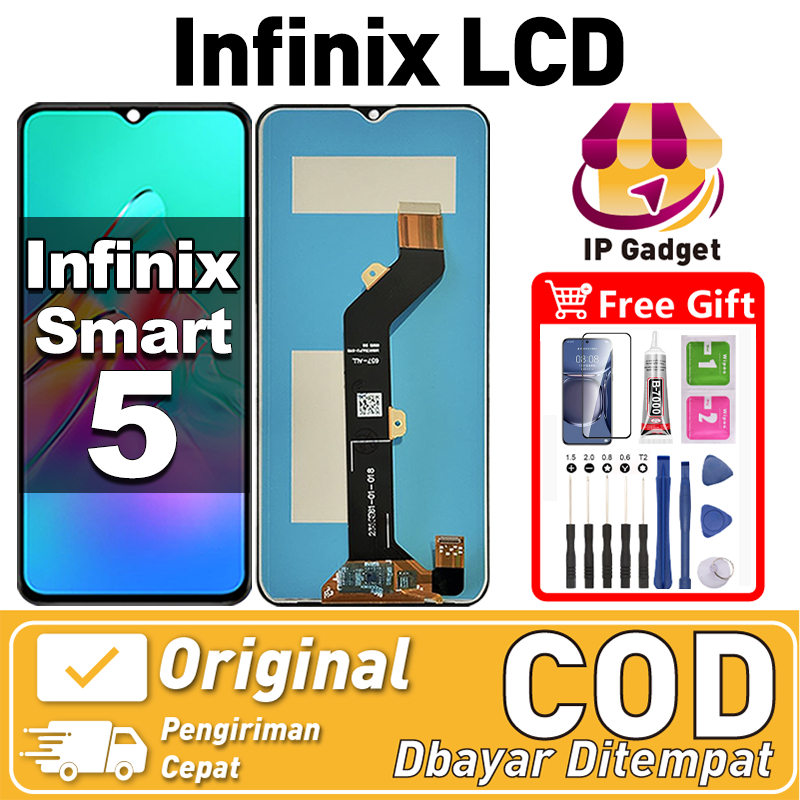 ORI FOR LCD Infinix Smart 5 Fullset Original LCD HP Infinix Smart 5 Asli Touchscreen Layar Sentuh HP