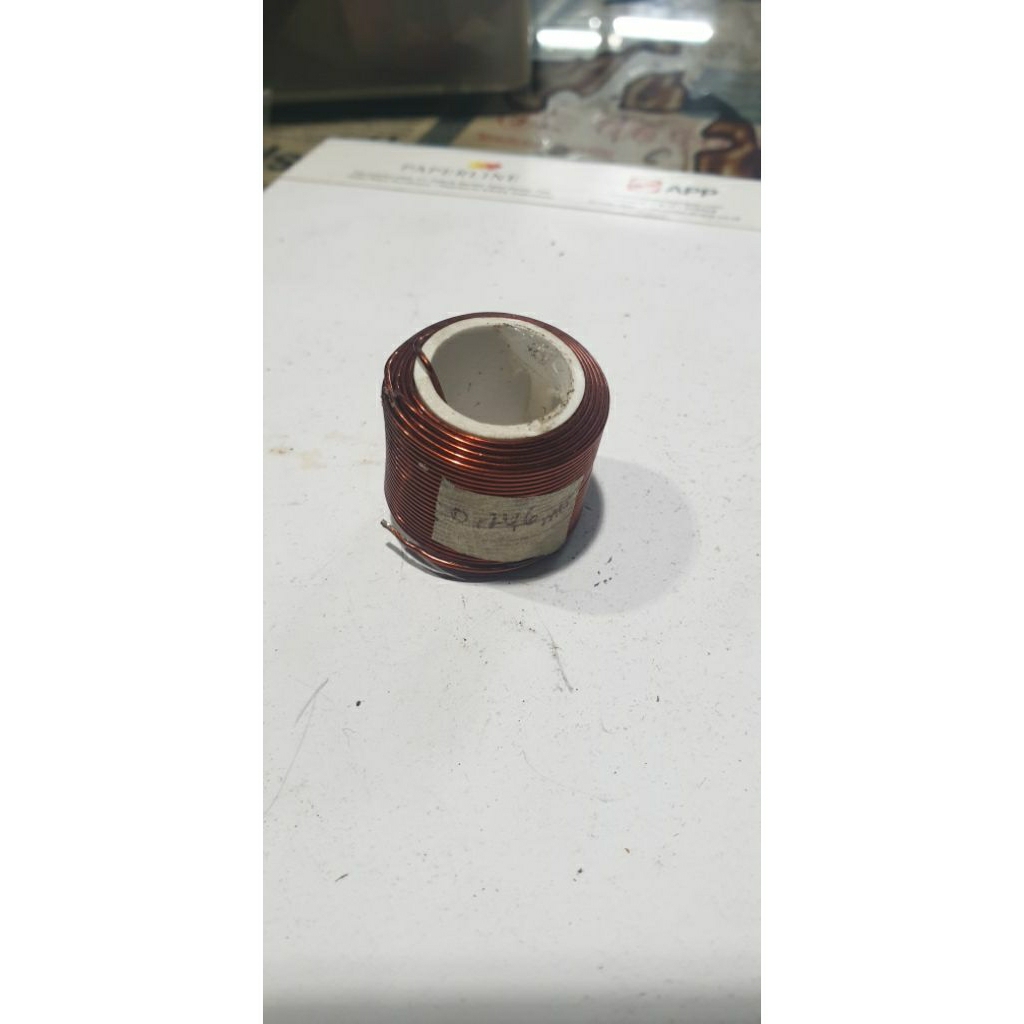 Lilitan Induktor Inductor Koil Coil Crossover pasif passive audio mobil 0.246 mH