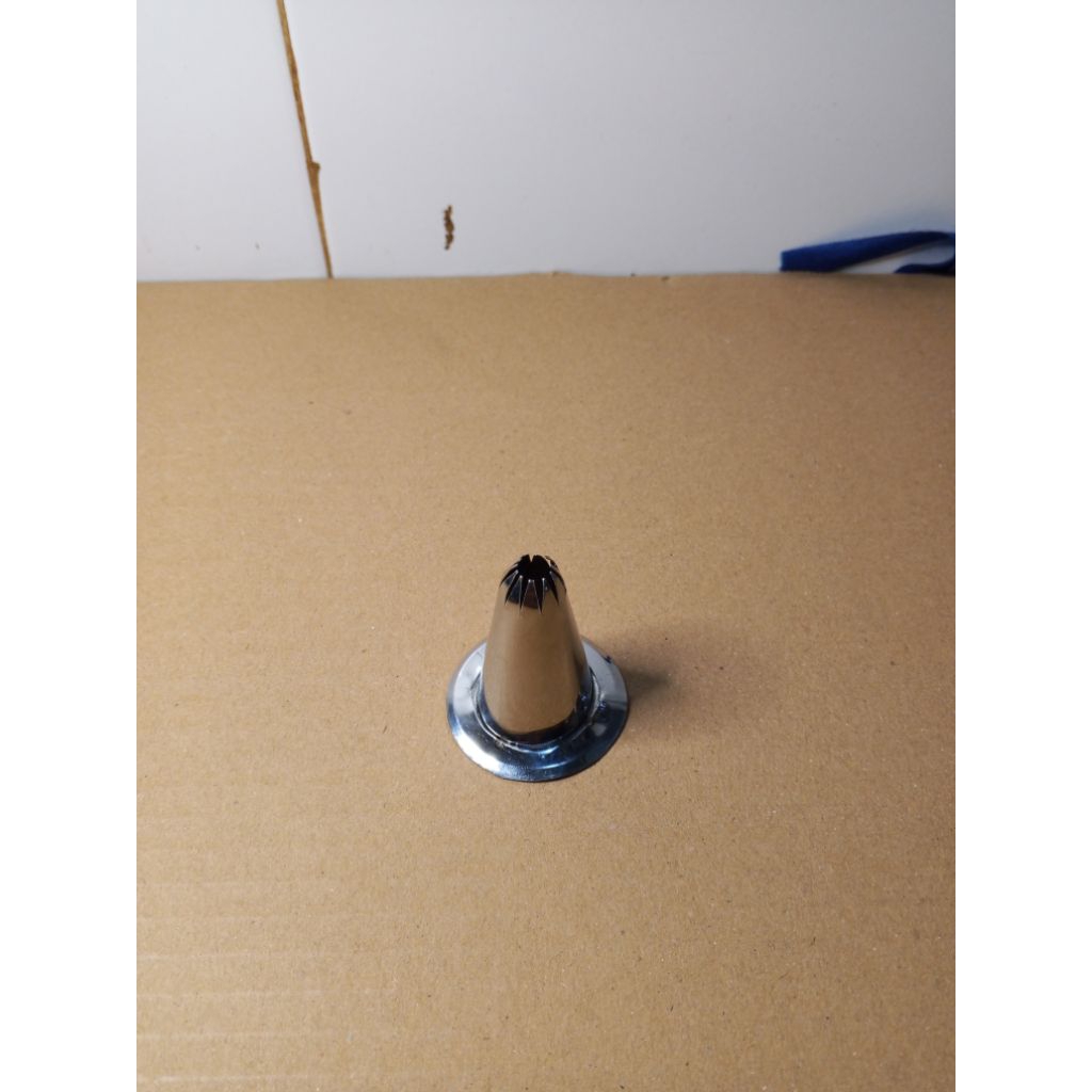 cetakan kue semprit stainles/spuit topi