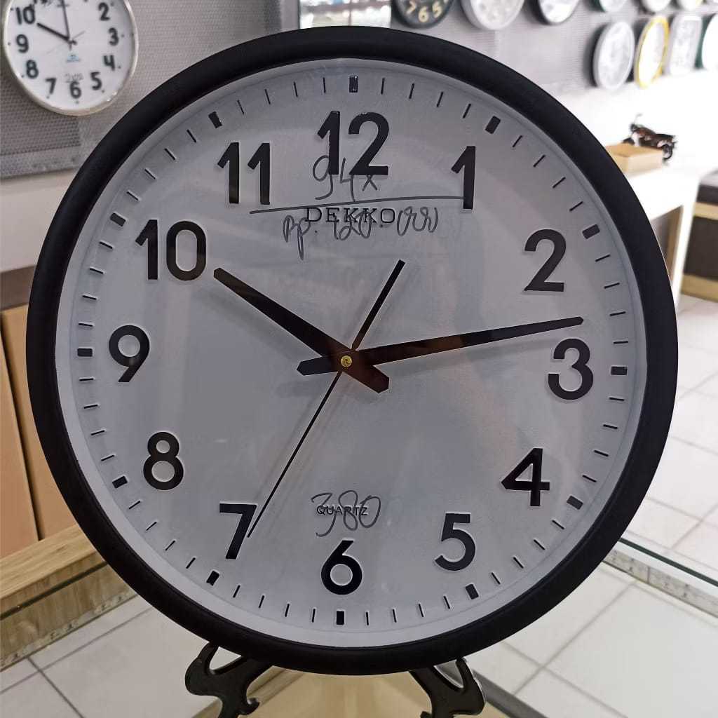 JAM DINDING DEKKO 380 BESAR /JAM DINDING ESTETIK/JAM DINDING MURAH/JAM DINDING MEWAH