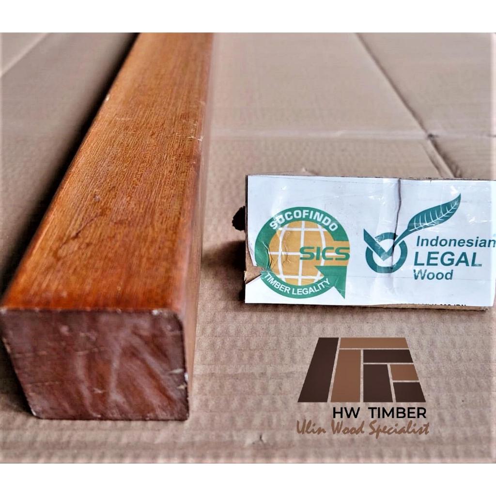 Balok Kayu Ulin Kalimantan 7CM x 7CM x 200CM