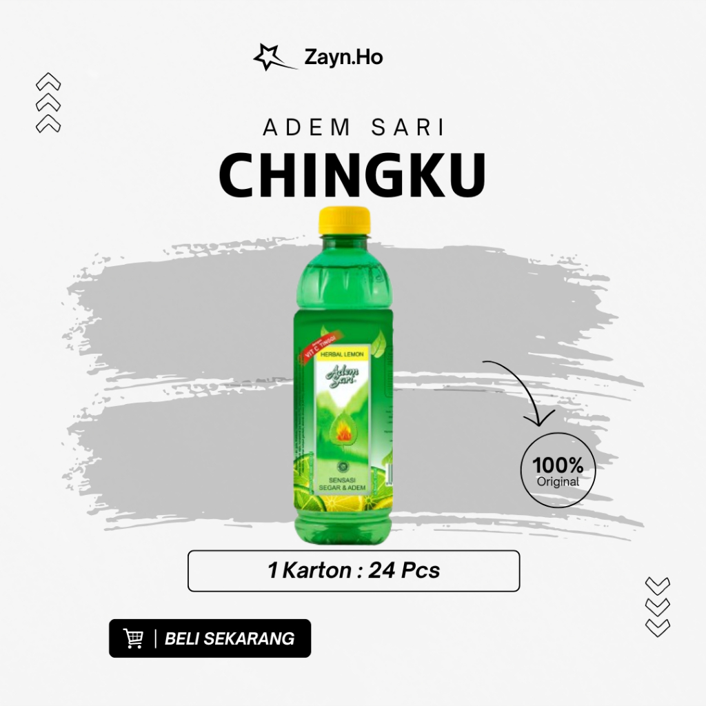 Adem Sari Chingku Herbal Lemon 350 Ml Botol