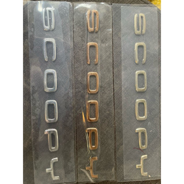 Emblem Logo Scoopy 2020-2024 Original