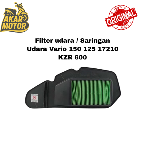 17220-KZR-600 Saringan Udara Vario 125 Old / Vario 150 LED 2012–2017 | Filter Udara Honda Original
