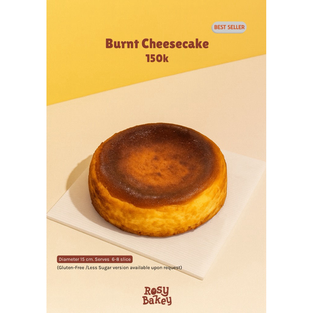 Basque Burnt Cheesecake - Chocolate Burnt Cheesecake - Matcha Burnt Cheesecake - Brownies Burnt Chee