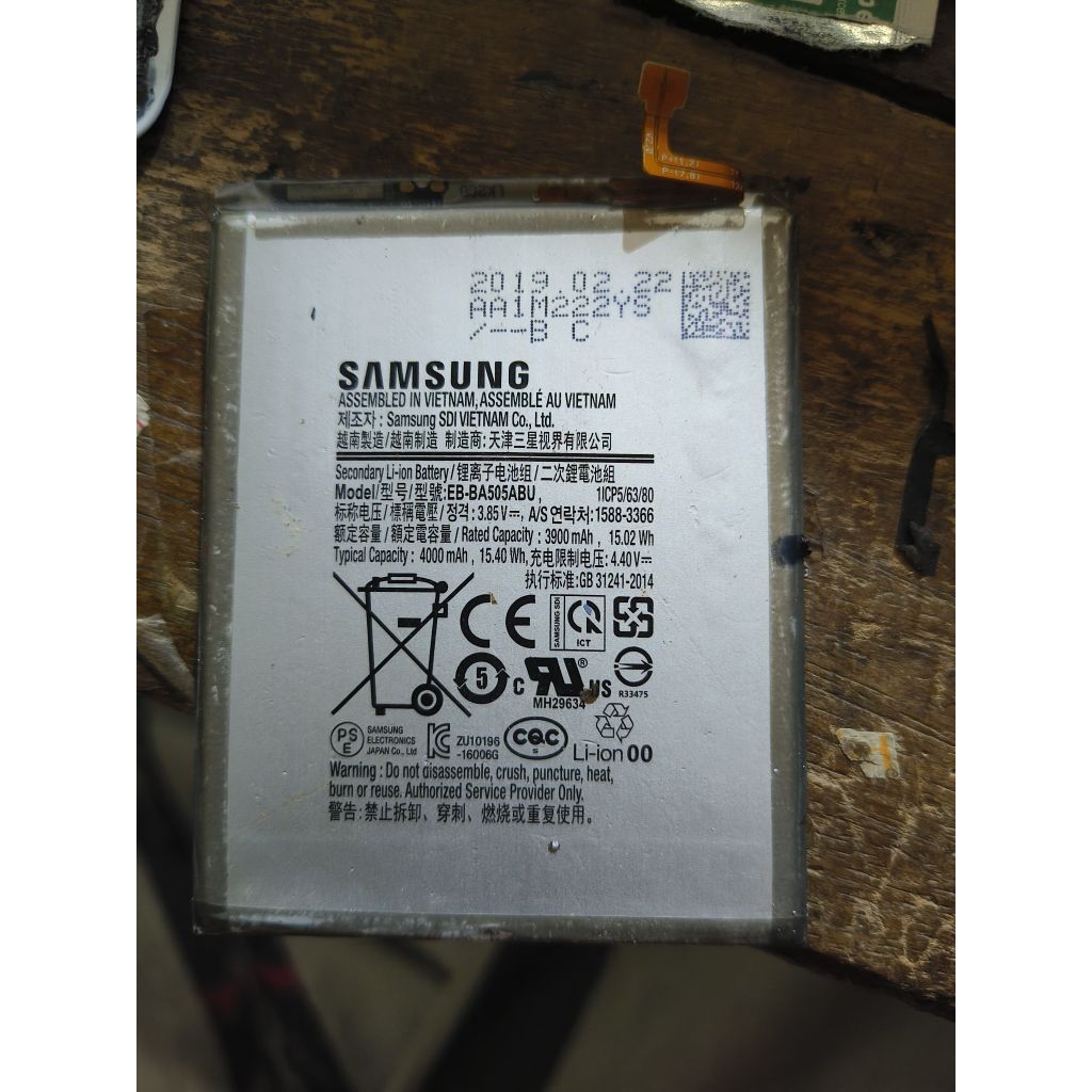 batre samsung a30 bekas