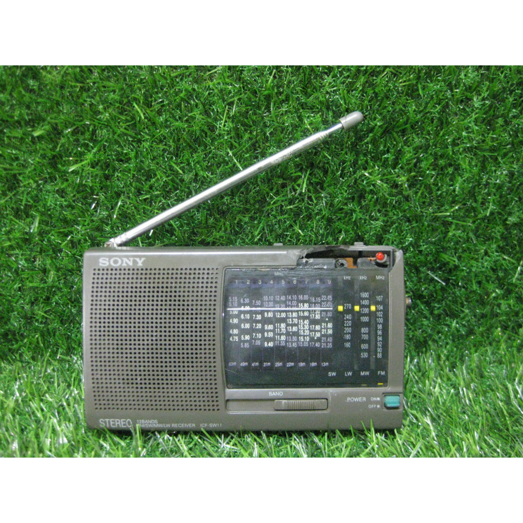 Radio Sony ICF-SW11 AM FM SW apa adanya
