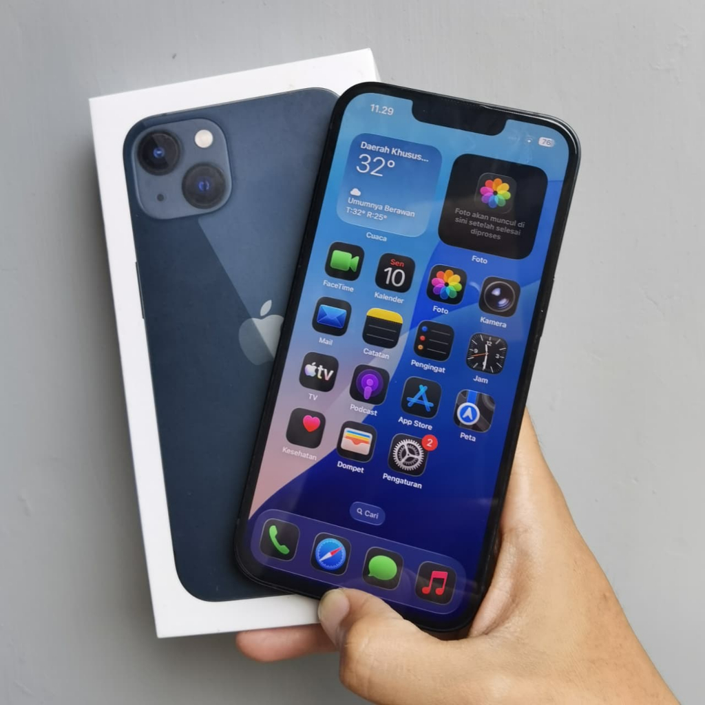 IPHONE 13 IB0X SECOND 128GB ORIGINAL GARANSI RESMI