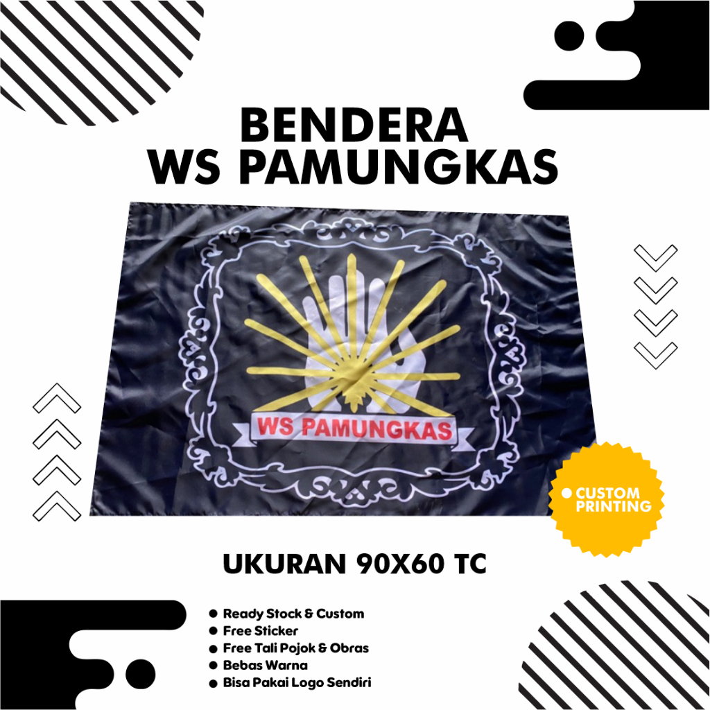Bendera WS Pamungkas 90 x 60 ( Ready stock )