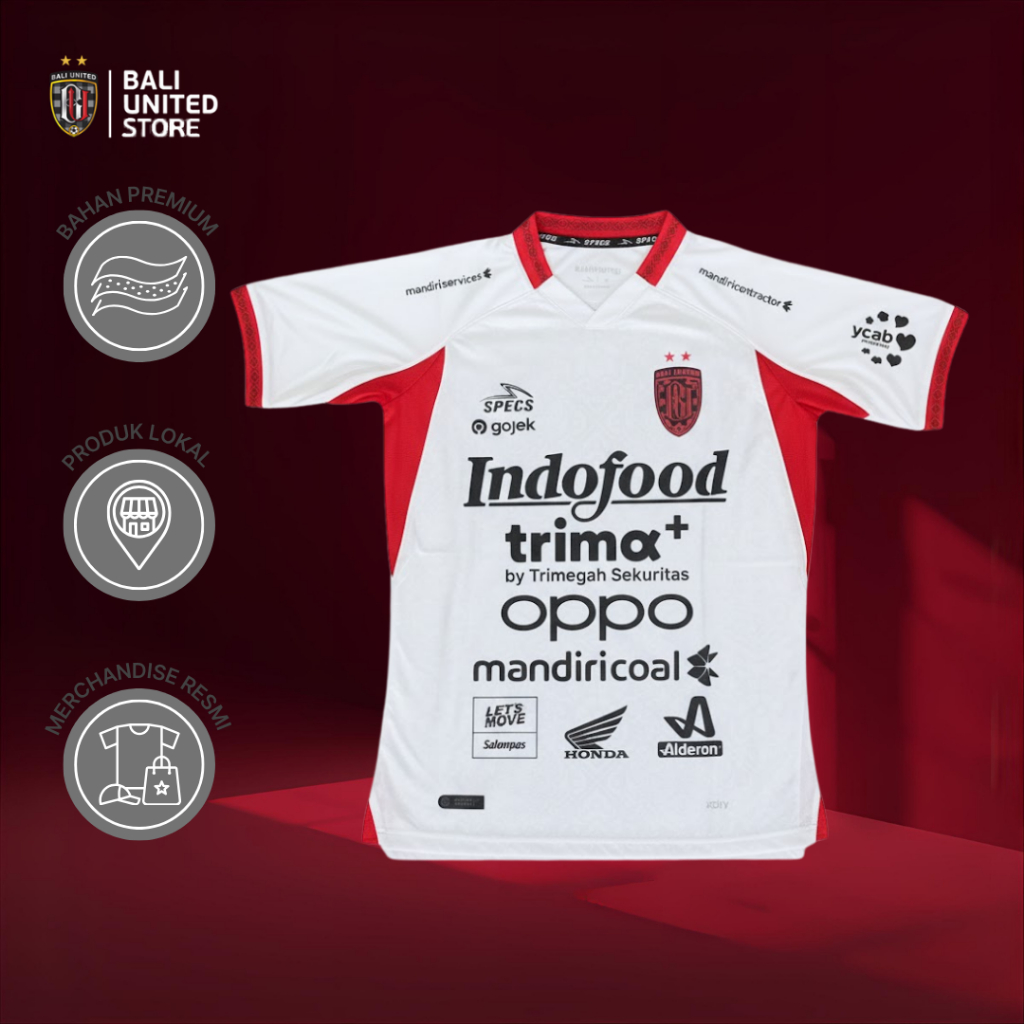 BALI UNITED REPLICA VER. Jersey Bali United FC - Away Official Jersey 2025