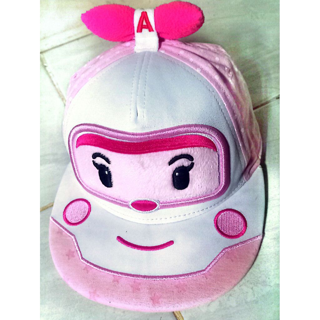 preloved topi anak POLI ROBOCAR smart amber