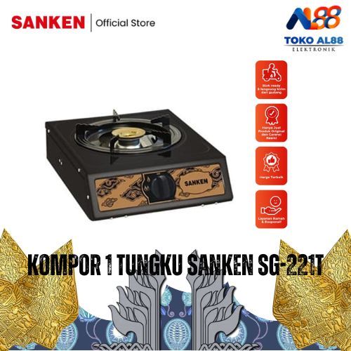 Sanken SG-221T Kompor Gas 1 Tungku
