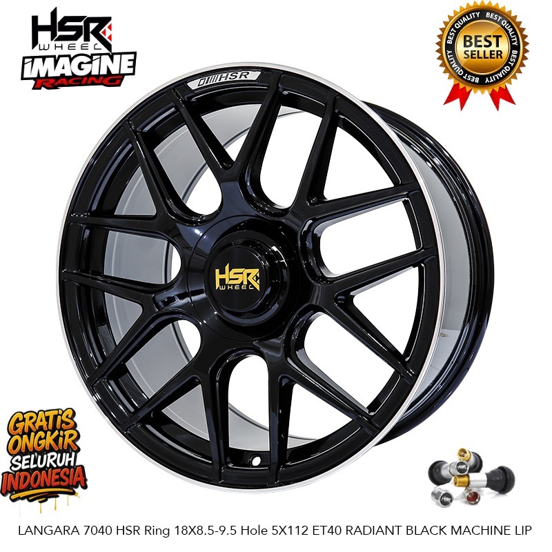 VELG MOBIL RACING HSR LANGARA 7040 R18 5X112 MERCY AUDI BMW ALPINA COUNTRYMAN TIGUAN JETTA PASSAT