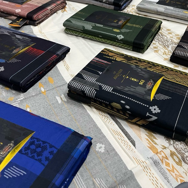 SARUNG ARDAN SONGKET GUNUNG JACQUARD SGJ GOLD