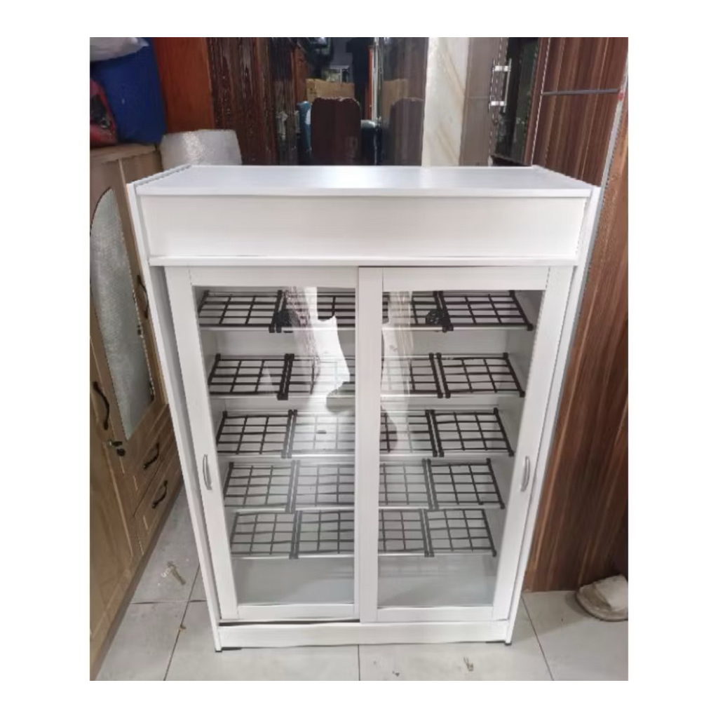 RAK SEPATU,LEMARI SEPATU,LEMARI SEPATU KACA,RAK SEPATU KACA,MINIMALIS