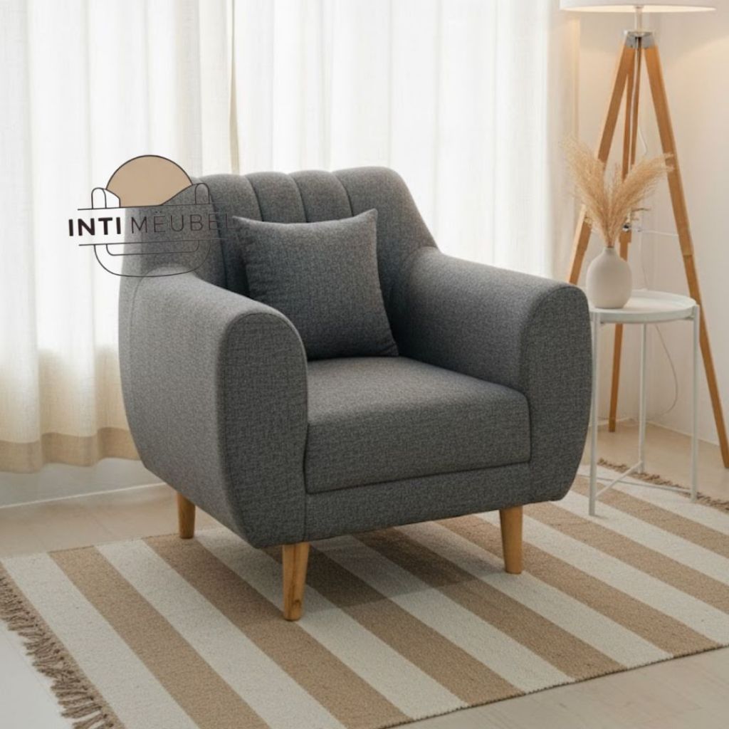 AKASIA - Sofa Minimalis | 1 seater / Sofa Minimalis / Sofa Aesthetic / Sofa Ruang Tamu