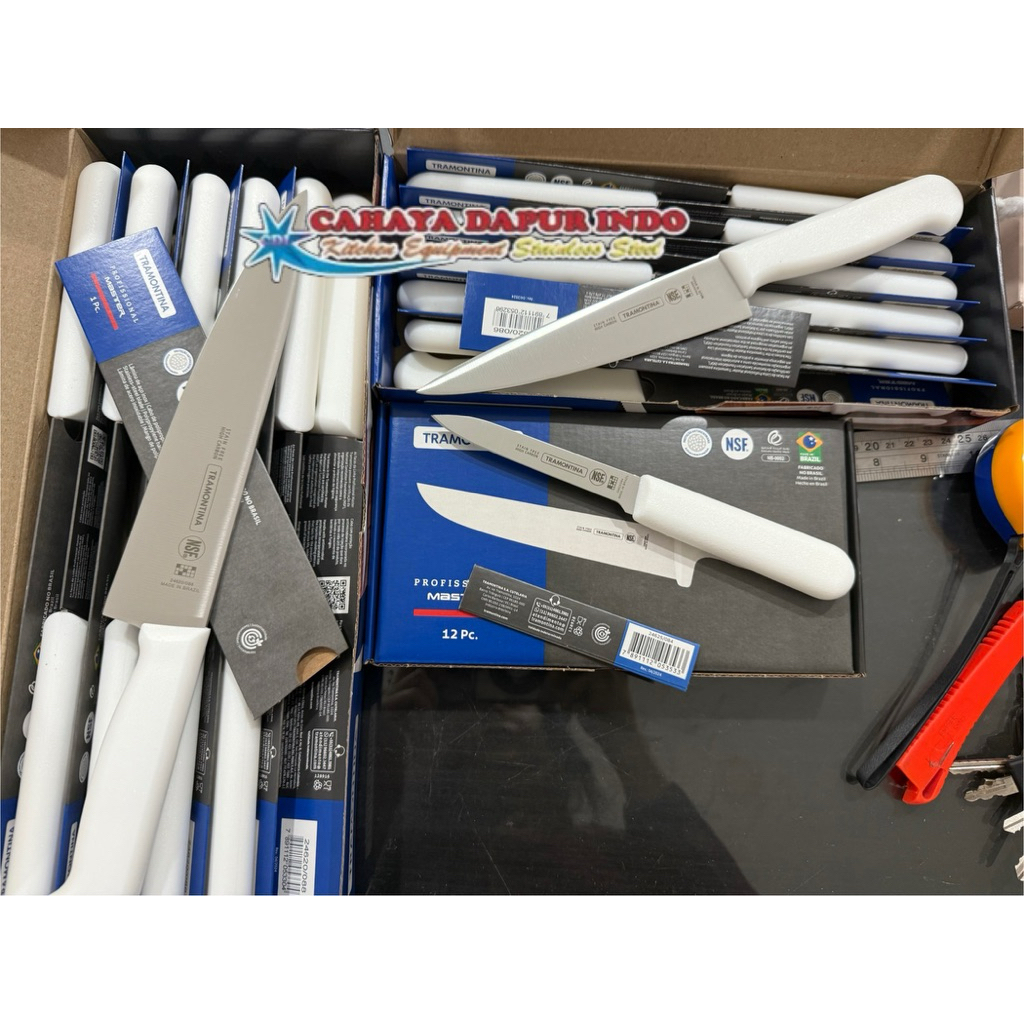 PISAU BRAZIL / PISAU DAPUR TRAMONTINA / KNIFE MASTER CHEFF /PISAU SUSHI / PISAU DAGING / PISAU STAIN