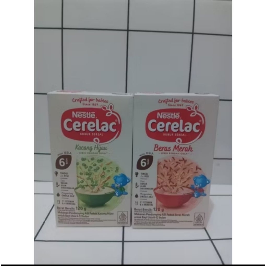 Cerelac Bubur Sereal Bayi 6+ Bulan 120 gr Box