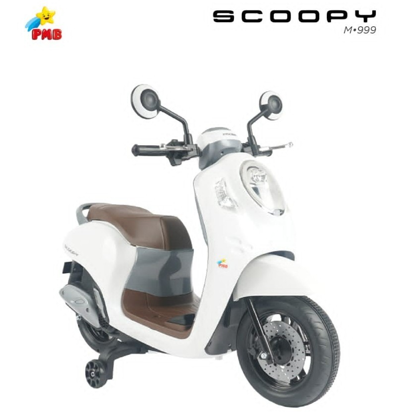 SALE - Mainan Anak Motor Aki Listrik Honda Scoopy M-999