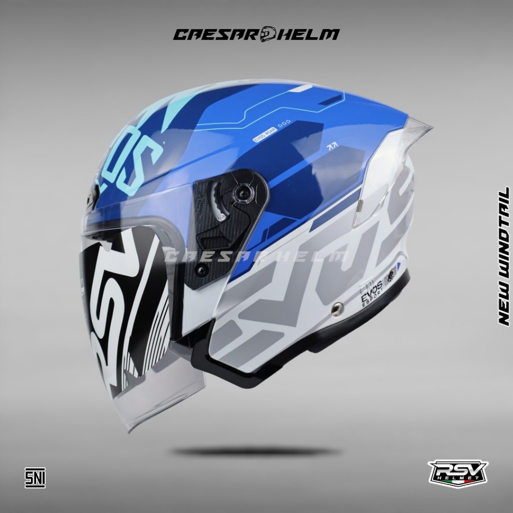 RSV X MPL - New Windtail Evos E-Sport - Helm Half Face