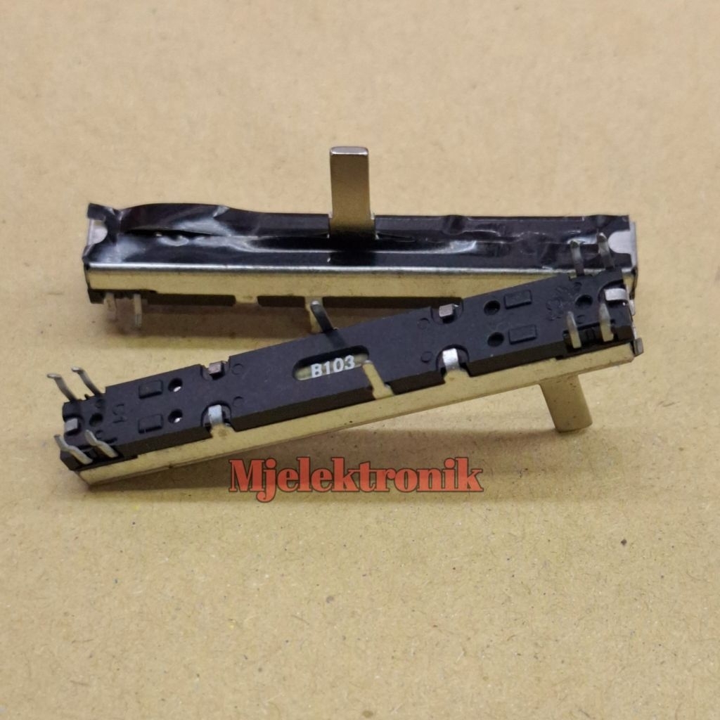 Potensio geser potentio mixer Stereo 6cm Kaki 4-4 10k