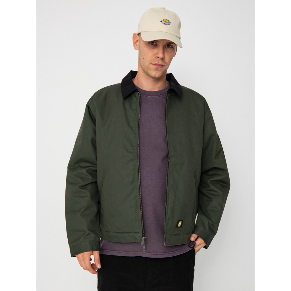 Dickies x Spitfire wheels Eisenhower work jacket olive green insulated