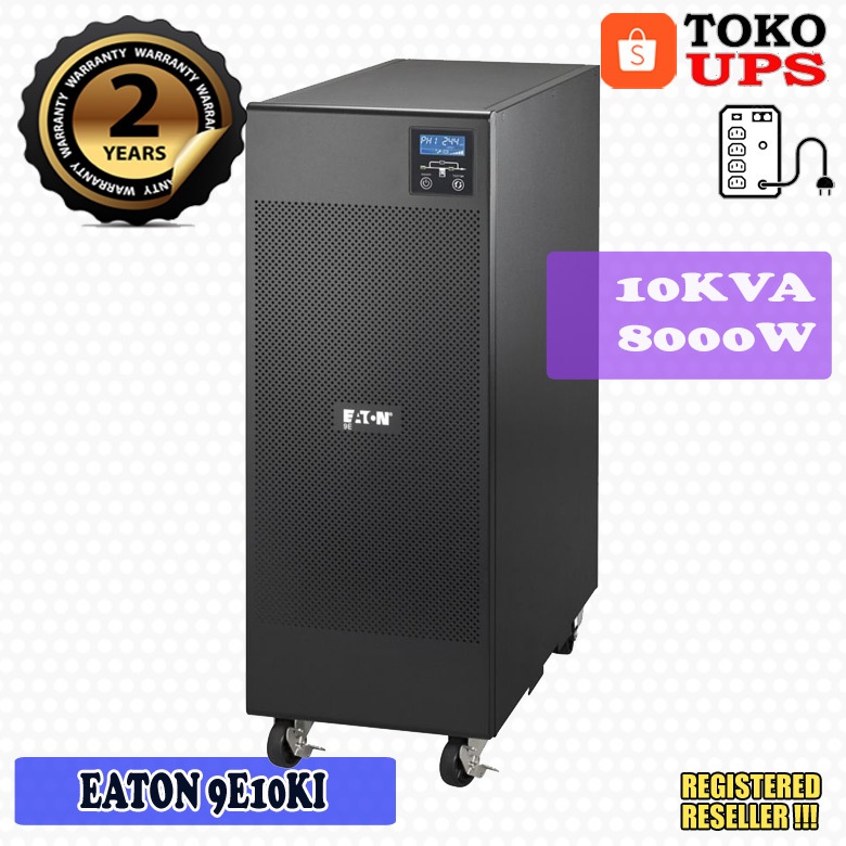 Eaton 9E UPS Online Fase Tunggal 6000VA 4800W Tower atau Rack