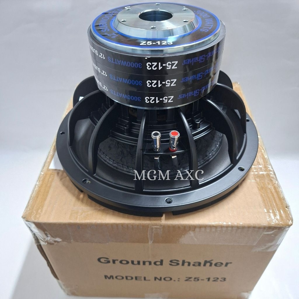 Subwoofer Groundshaker 12 Inch Z5 123 Triple Magnet 3000 Watt - Subwofer GROUNDSHEKER