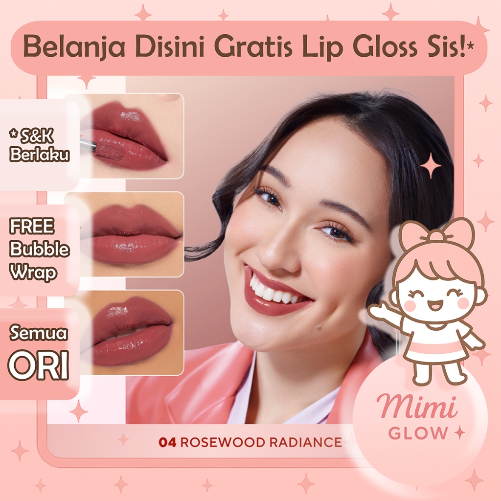 Wardah Glasting Liquid Lipstick Lipstik Ringan Liptint Lipcream Transferproof *MIMIGLOW*
