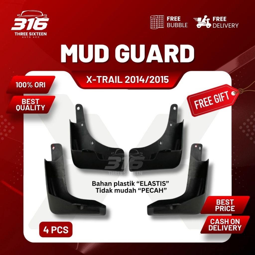 Mud Guard Xtrail 2014/2015