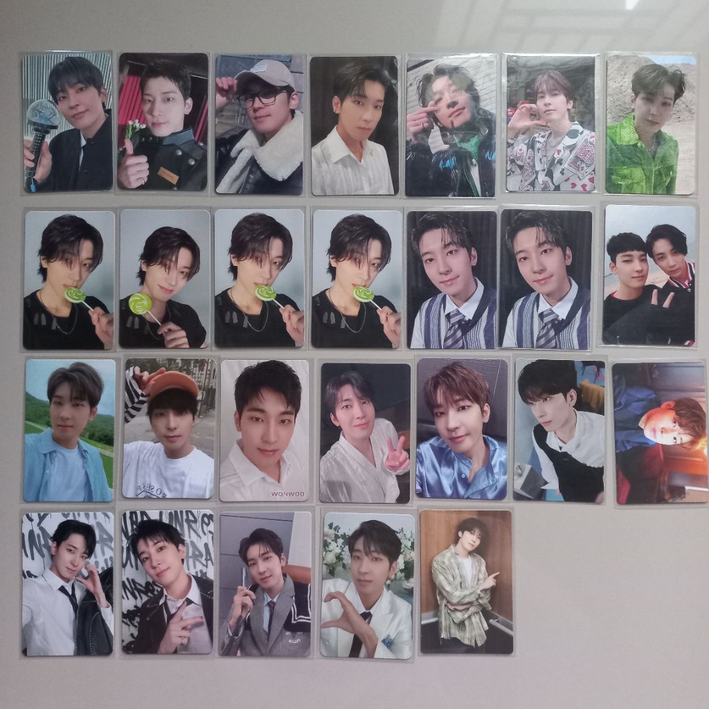 PHOTOCARD WONWOO SEVENTEEN OFFICIAL || PC WONWOO caratzone follow its 2 heaven thankscamp social clu