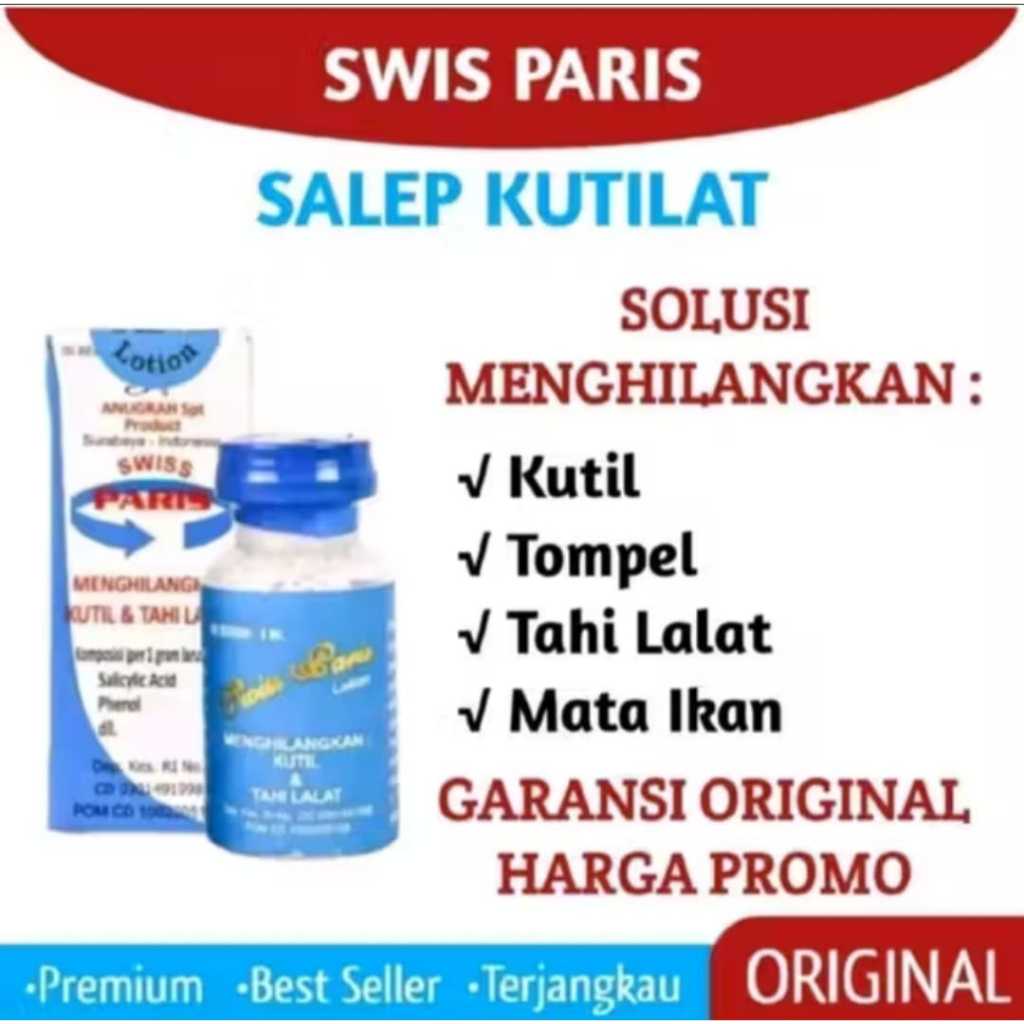Lotion Penghilang Kutil Dan Tahi Lalat Di Wajah Secara Aman Permanen Swiss Paris Lotion Original BPO