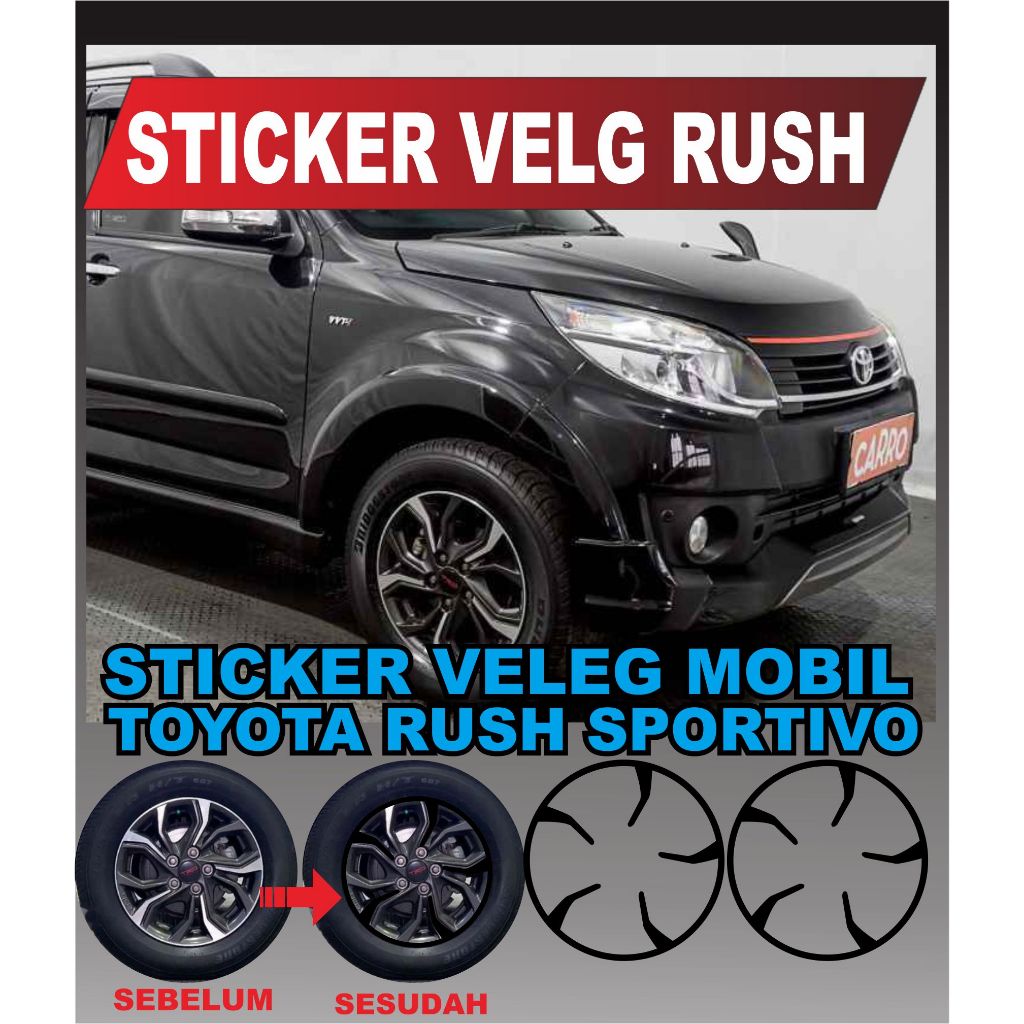 STICKER VELG MOBIL, STICKER DELETE SILVER VELG, STICKER VELG MOBIL RUSH SPOTYPO