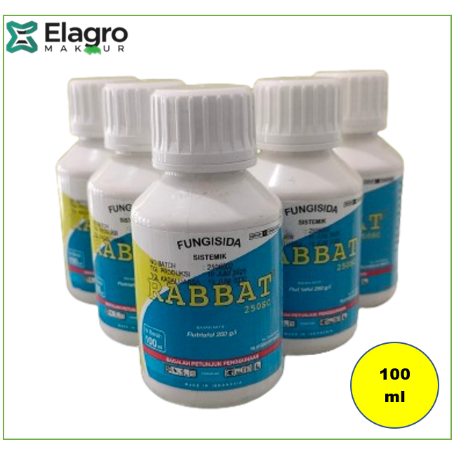 RABBAT 250 SC 100 ml | Fungisida Sistemik Bahan Aktif Flutriafol