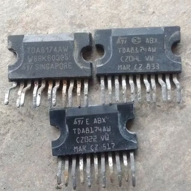 IC VERTIKAL TDA 8174AW ORI CABUTAN DARI MESIN