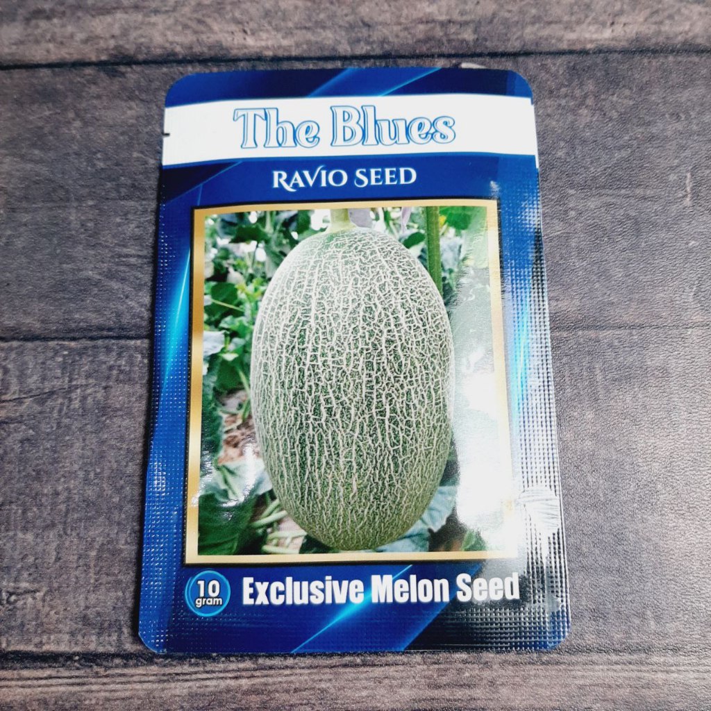 Benih THE BLUES Original Benih Melon The Blues isi 10gr Benih Melon The Blues Ravio Farm