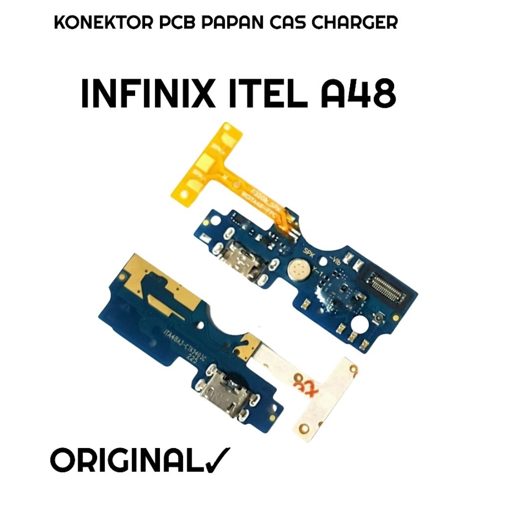 Konektor Power Papan Cas Charger Infinix Itel A48 Original