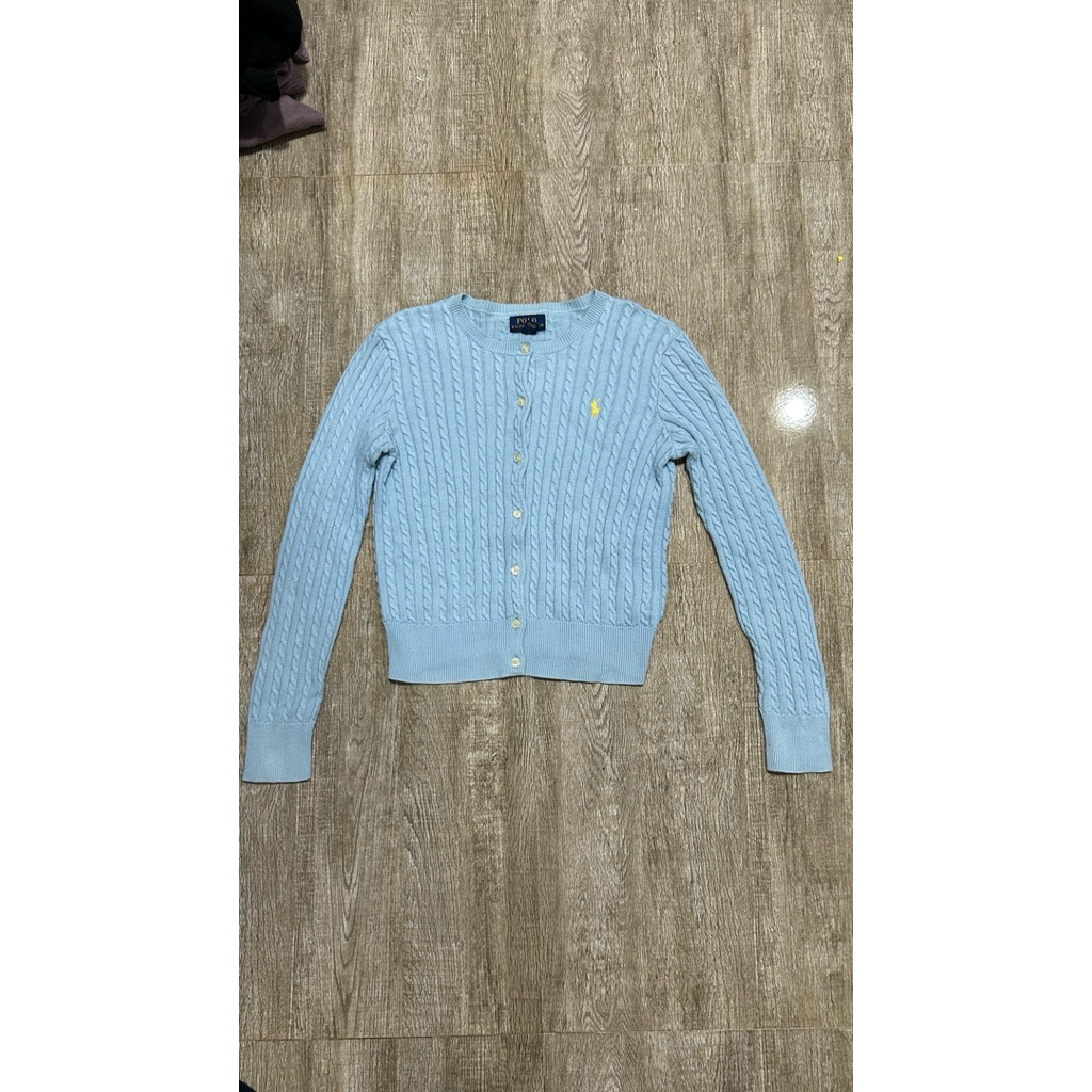 CARDIGAN POLO RL OR* CABLE KNIT DEWASA