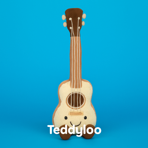 Amuseables Ukulele Jellycat Plush Rare Original Gift Soft Plush Guitar Jellycat Music Instrument Jel