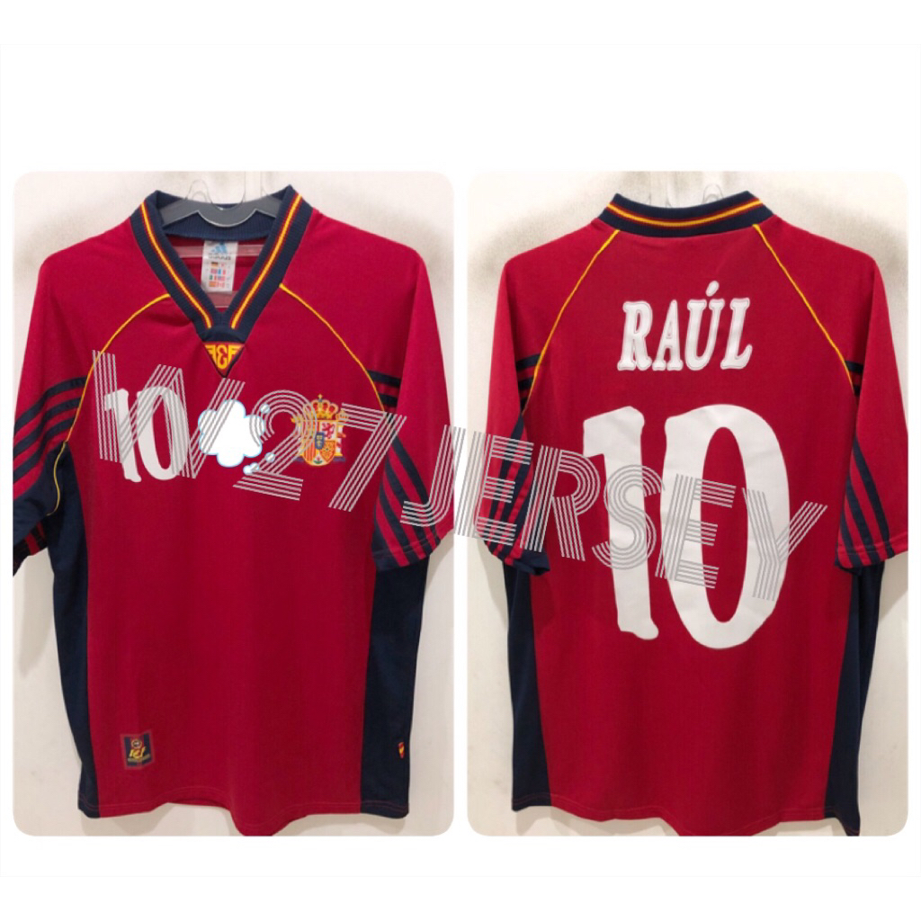 JERSEY RETRO - SPAIN HOME 1998 name player Raul