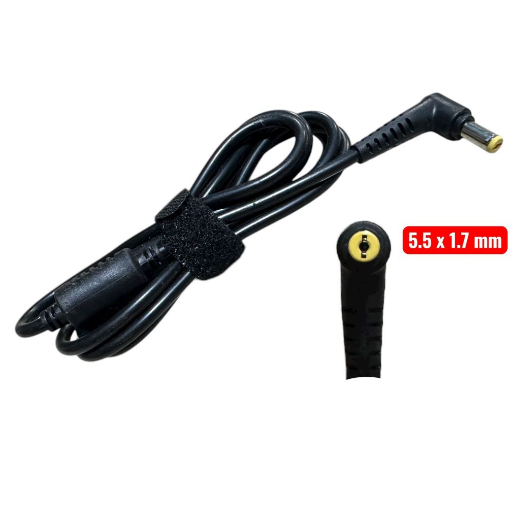 KABEL CAS LAPTOP BUNTUNG Adapter Charger Cord Acer Aspire One Jack 5.5x1.7mm All Type 90W MAX
