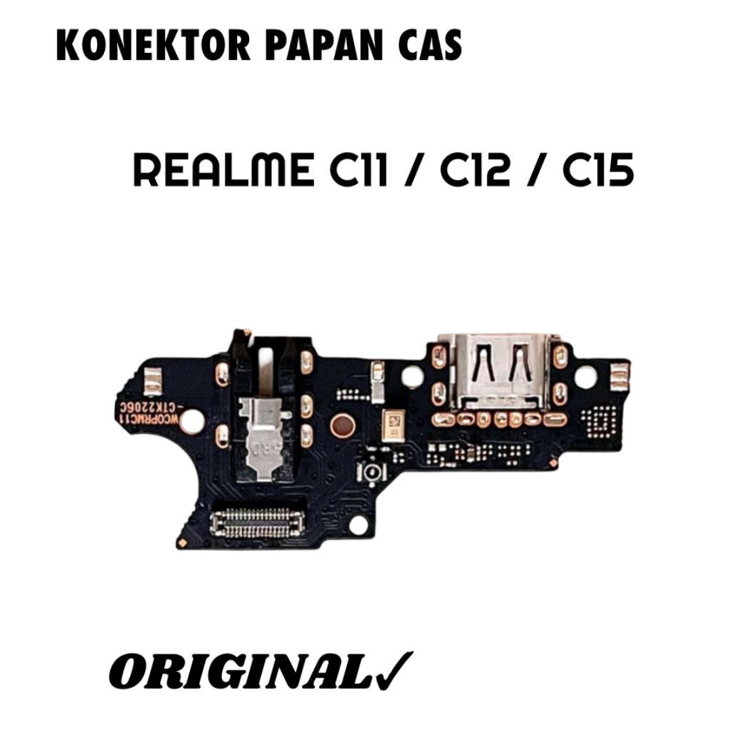 FLEKSIBEL CHARGER CAS PAPAN CAS KONEKTOR HP REALME C11 C12 C15) + IC ORIGINAL