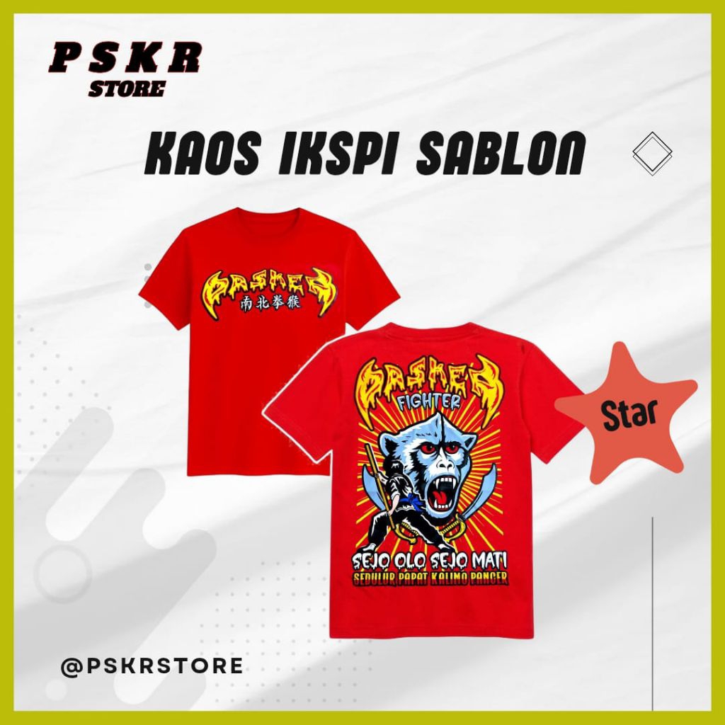 kaos pasker ikspi sablon