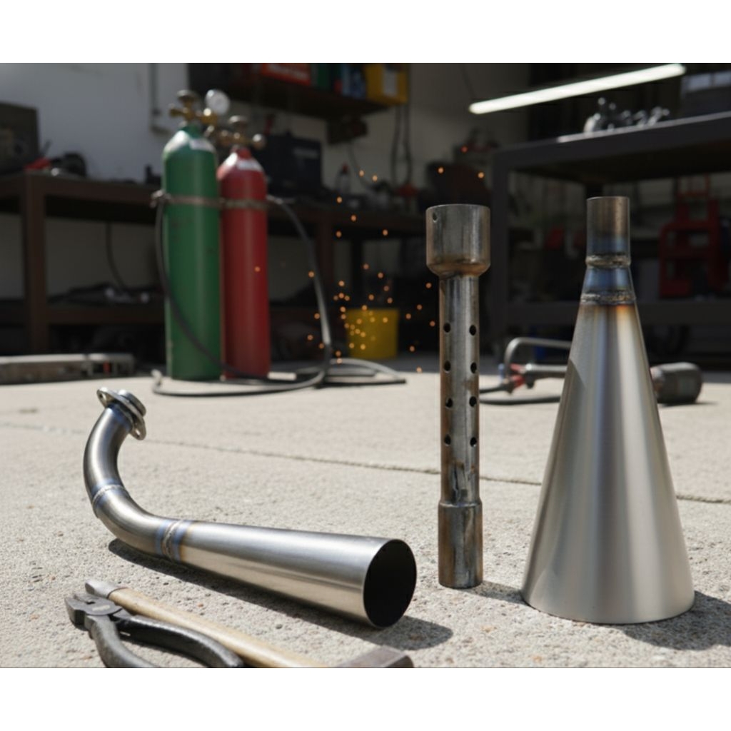 part knalpot rx king setengah dewa