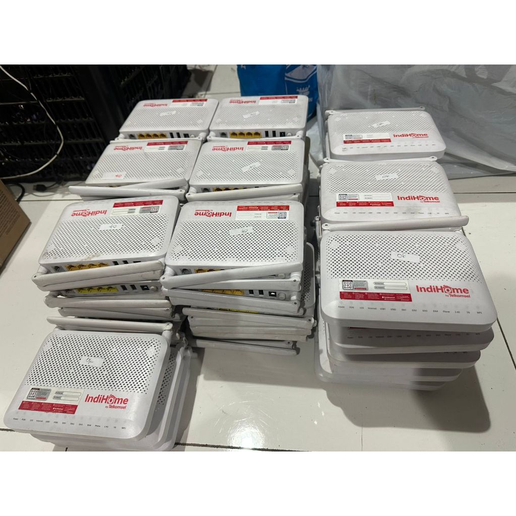 Router Wifi FIBERHOME Port Biru + Adaptor Normal